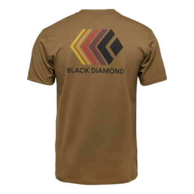 black diamond faded ss tee panske zozadu